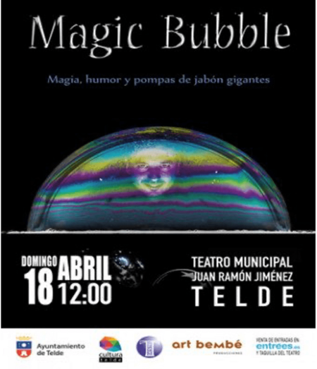 Magia, humor y pompas gigantes de jabón son las propuestas de este espectáculo / TA